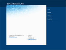 Tablet Screenshot of husbandslaw.com